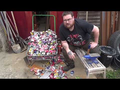 how much aluminium is in 654 aluminium cans, refining billets for casting projects