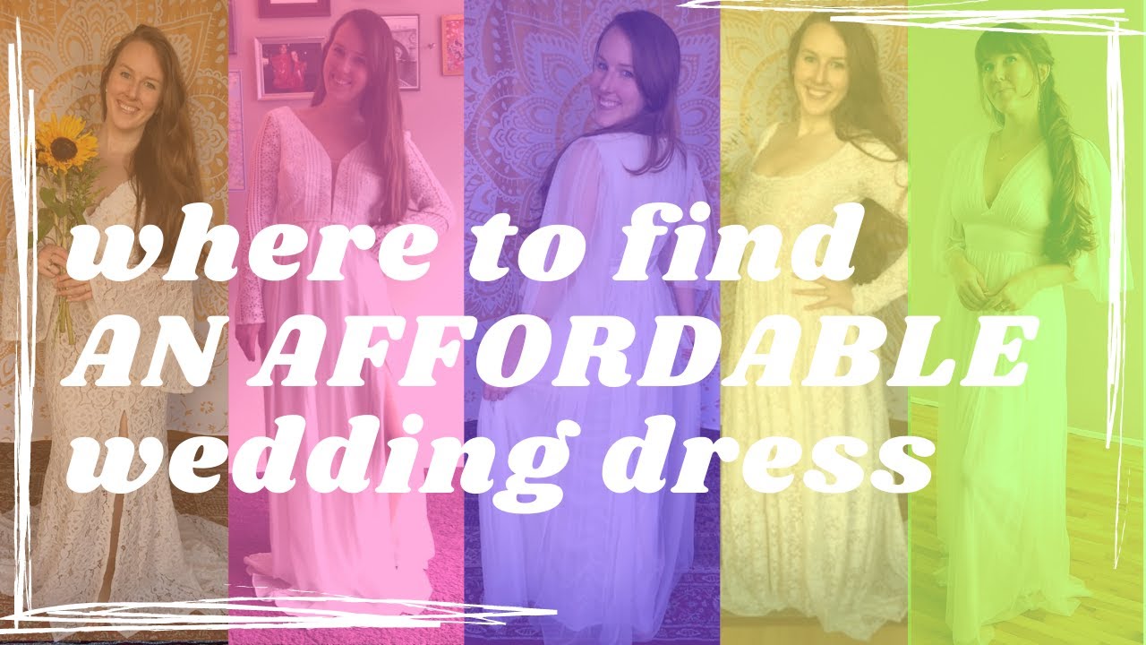 Where to Get Affordable Wedding Dresses