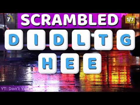 Scrambled Word Games Vol  2: Guess The Word Game