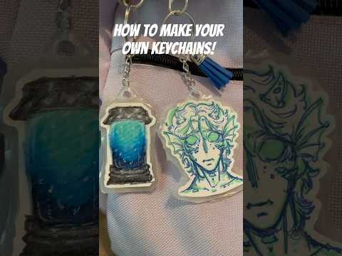 How to make keychains #oc #diycrafts #artandcraft #art #drawing #smallartist #pressureroblox