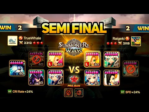 TRUEWHALE vs RAIGEKI | SEMI FINAL | SWC2022 AMERICAS Preliminary (BO5) - Summoners War