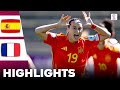 Spain vs France | Highlights | U17 Women's European Championship Semi Final 15-05-2024
