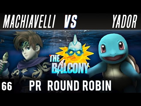 PM @ the Balcony 66 [Shark Tank] - PR RR ft. TB|YadoR (Squirtle) VS Machiavelli (Roy)