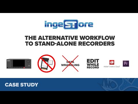 Bluefish444 IngeSTore: the alternative workflow to stand-alone recorders