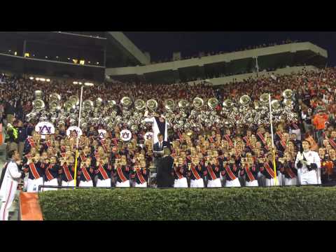 Auburn Tigers Marching Band Plays War Eagle