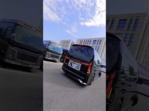 Executive Premium Black Toyota Hiace Luxury Van 🔥❤️ #shorts