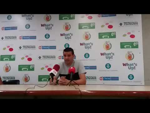 Rueda de prensa Xavi Molist C. E. L'Hospitalet  - U.E. Vilassar de mar