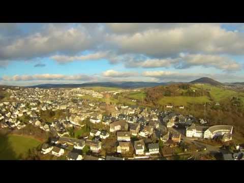 Kopterflug Schmallenberg vor Gelände Fa. Falke am 17.01.2015