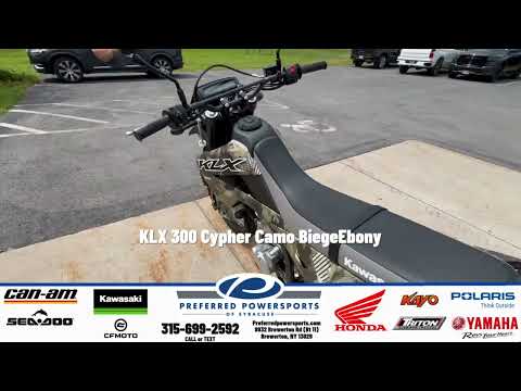 Kawasaki KLX 300 Cypher Camo BiegeEbony