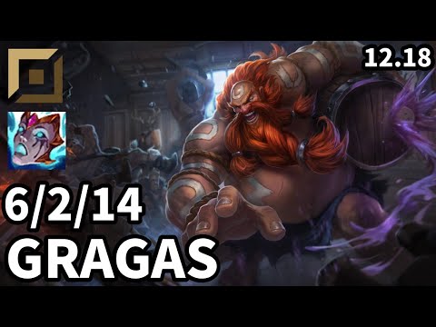 Gragas Top vs Kled - Ranked Master - Patch KR 12.18