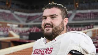 Oklahoma OL Troy Everett post practice (Ole Miss Week) - 10/22/2024