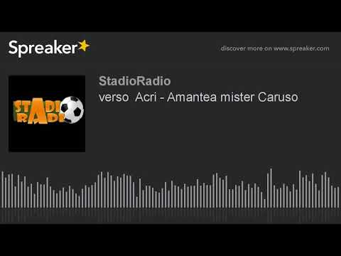verso  Acri - Amantea mister Caruso