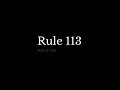 Rule 113: Arrest