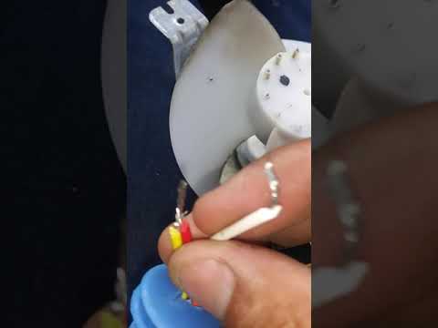HOW TO TEST A GE REFRIGERATOR 9V DC EVAPORATOR FAN MOTOR