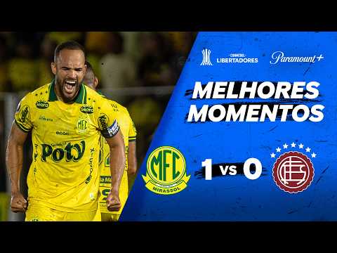 Gols e lances de Mirassol x Lanús