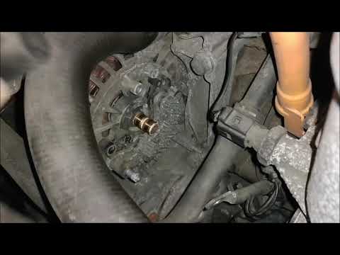Volkswagen mk4 alh tdi alternator voltage regulator removal and install