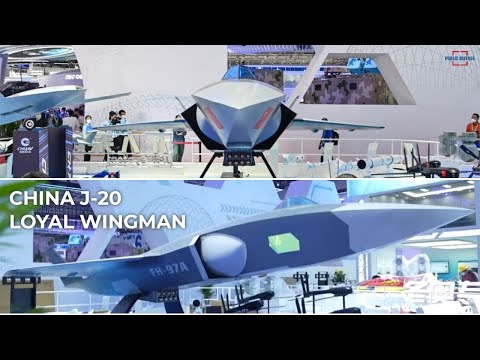 Design is Like J-20, China Show a New Loyal Wingman UAV with Kamikaze Drone