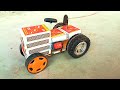 How To Make A Tractor At Home From Matchbox Diy Tractor Mini Tractor Toy