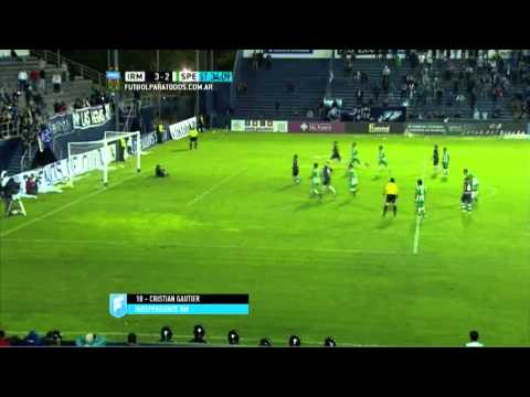 Gol de Gautier. Independiente RM 3 vs. Sportivo Estudiantes 2. Fecha 2. B Nacional 2015. FPT