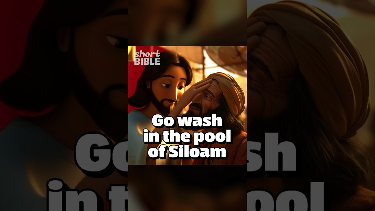 [Short BIBLE] Jesus Heals a Man Born Blind