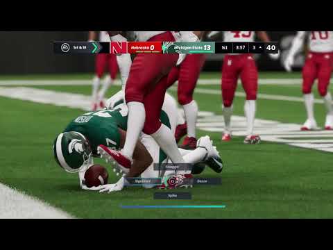 MADDEN 21 Career Mode EP 7- Spartans VS Cornhuskers CHAMPIONSHIP Game! GAMEPLAY  + CUTSCENES