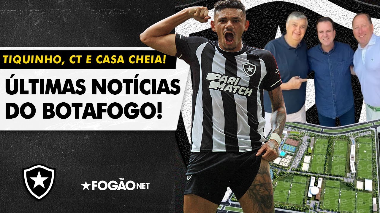 VÍDEO | Eficiência de Tiquinho Soares, atualização sobre CT e casa cheia; as últimas do Botafogo