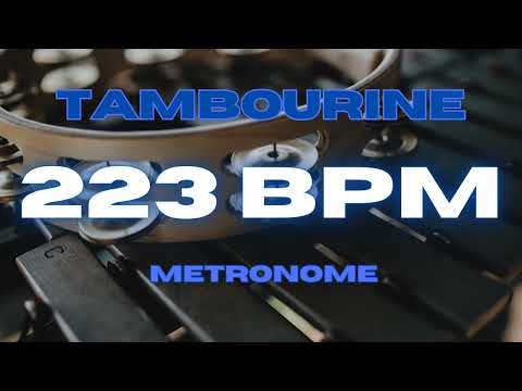 223 BPM - Tambourine Metronome