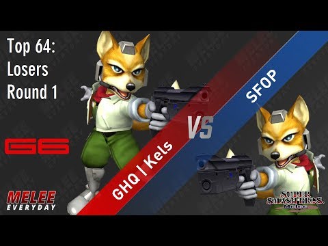 Genesis 6 - GHQ | Kels (Fox) vs. SFOP (Fox) - SSBM - Top 64 - LR1