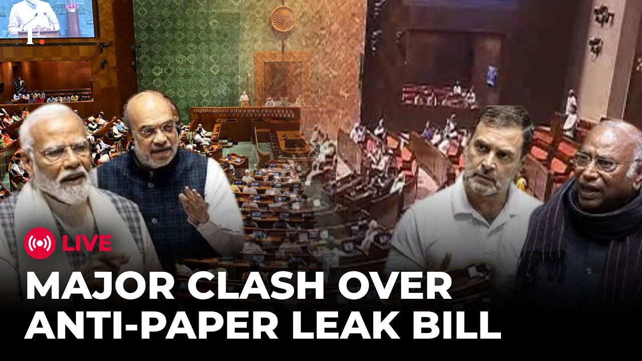Lok Sabha LIVE | Parliament Monsoon Session Erupts Over Anti-Paper Leak Bill | Rajya Sabha Latest