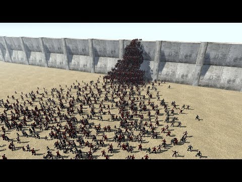 TRUMP WALL vs ZOMBIE INVASION - Red Rising MOD