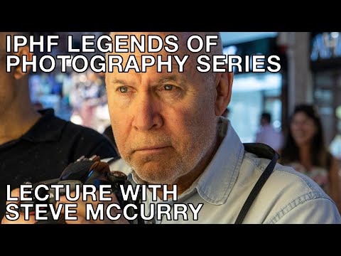 IPHF Legends of Photography Series Lecture with Steve McCurry
