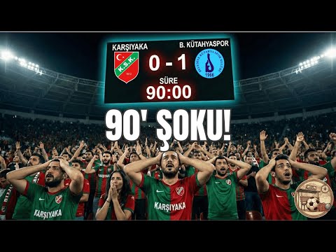90. Dakikada Gelen Yıkım! | Karşıyaka - Kütahyaspor Maç Hikayesi
