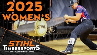 FULL action of 2025 Women's STIHL TIMBERSPORTS® US Championships