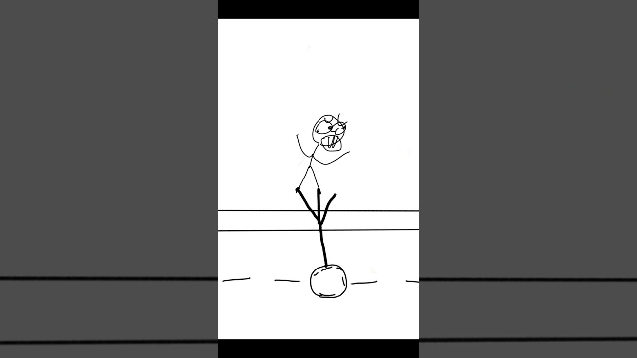 The Stickman Chrones: dont play on road | #anime #badtothebone #manga #comic #funny #roblox #scary