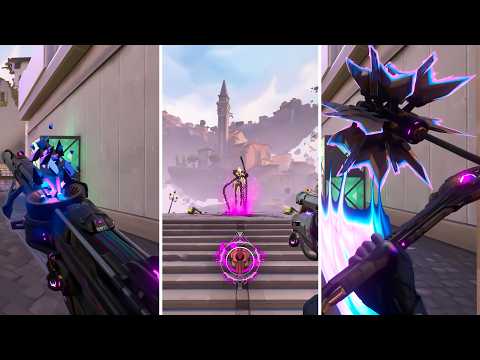 Valorant New "Prelude to Chaos 2.0" Skin Bundle In Game Showcase