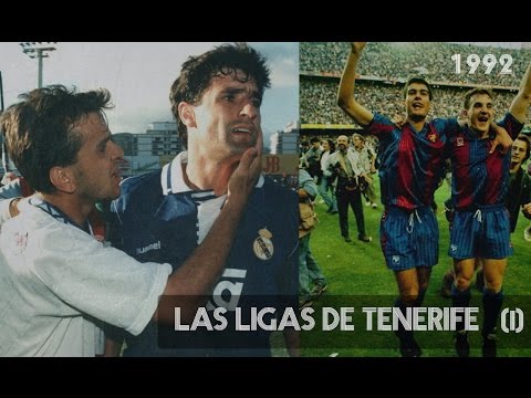 LAS LIGAS DE TENERIFE 1991-1992 (CD Tenerife 3 Real Madrid 2)
