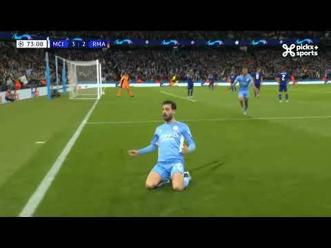 Champions League 26/04/2022 / Goal Bernardo Silva against Real Madrid