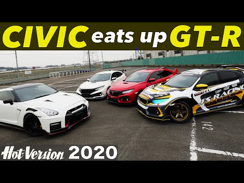 CIVIC vs GT-R NISMO 2020 / Hot-Version 2020