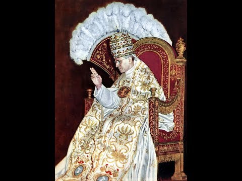 Pius XII speaks German and blesses in Latin - Pius XII spricht deutsch und segnet auf lateinisch