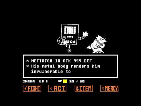 Undertale - Mettaton Quiz Show