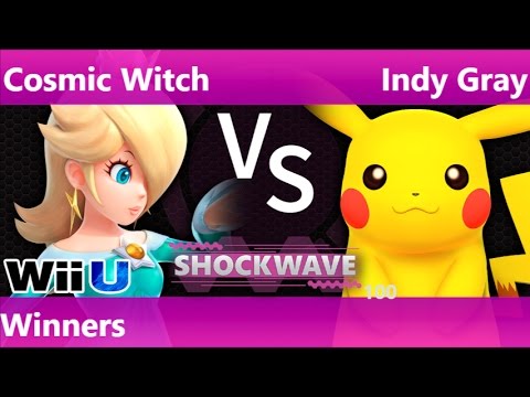 SW 100 - Cosmic Witch (Rosalina, MK) vs Indy Gray (Pikachu, Marth, Cloud) Winners - Smash 4
