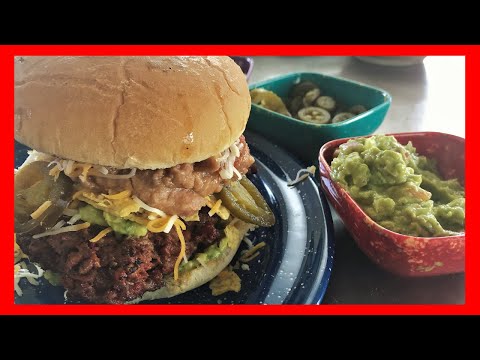 Nacho Cheese Hamburger Recipe | Texas Style Cuisine Tex Mex Recipe
