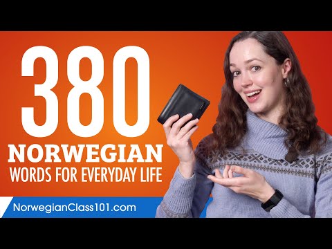 380 Norwegian Words for Everyday Life - Basic Vocabulary #19