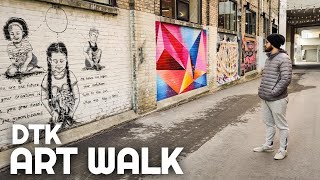 Amazing STREET ART In Our Own City | DTK Art Walk | Street Art Tour | Downtown Kitchener, Ontario