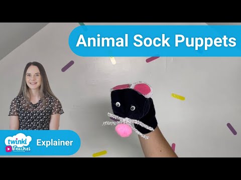 How to Make Animal Sock Puppets