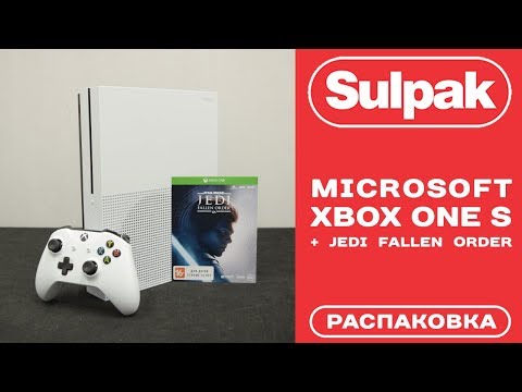 Игровая приставка Microsoft Xbox One S 1 ТБ белый + Star Wars Jedi Fallen Order - Видео