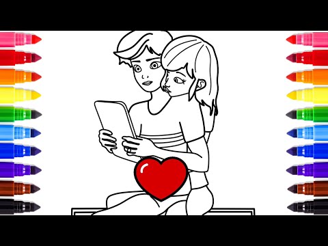 Coloring Miraculous: Marinette + Adrien Love Moment 🌟 Magical Journey of Art and Love