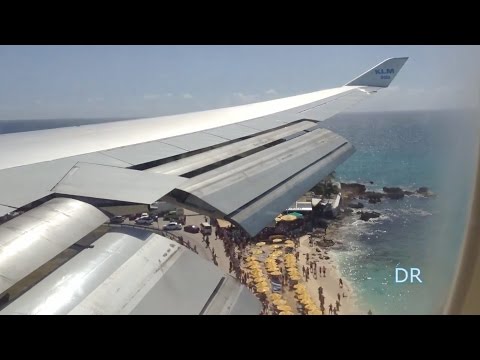 Hard Landing Boeing 747 at St Maarten