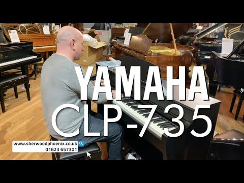 Yamaha CLP-735 Digital Piano Unboxing + How to Build Demo at Sherwood Phoenix Pianos