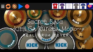 Download lagu Secret Base ~Kimi Ga Kureta Mono~ | Real Drum Cover | Anohana | ZONE mp3